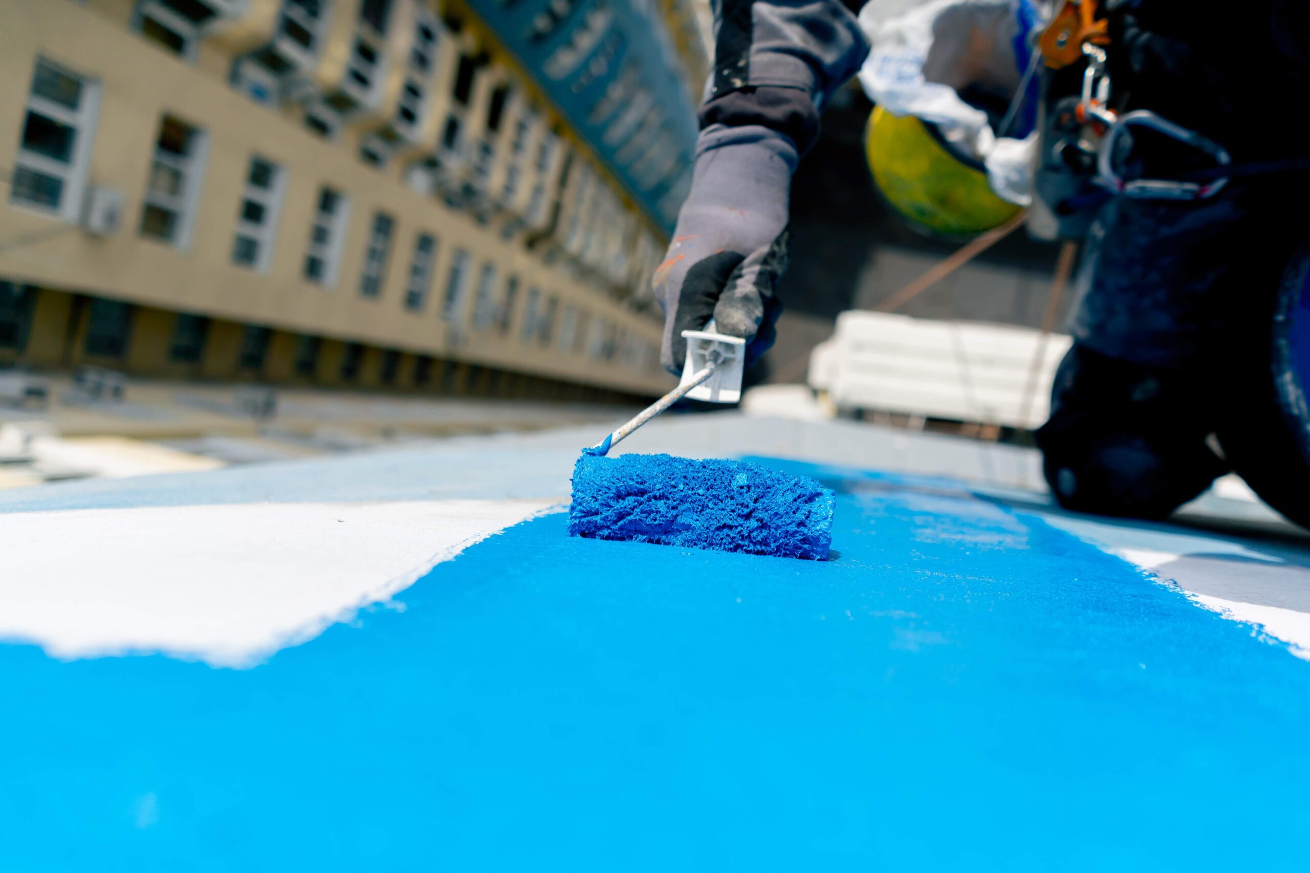 Commercial building painting