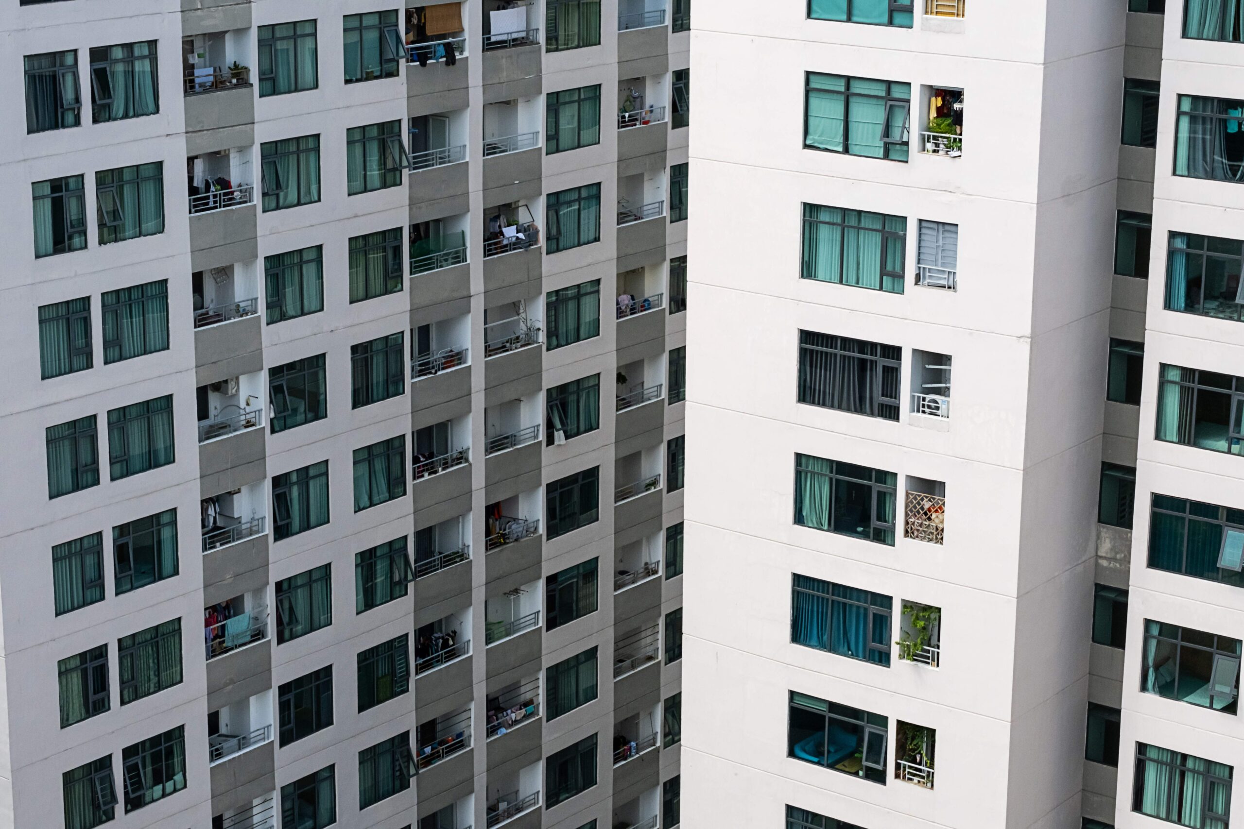 Apartment building painting